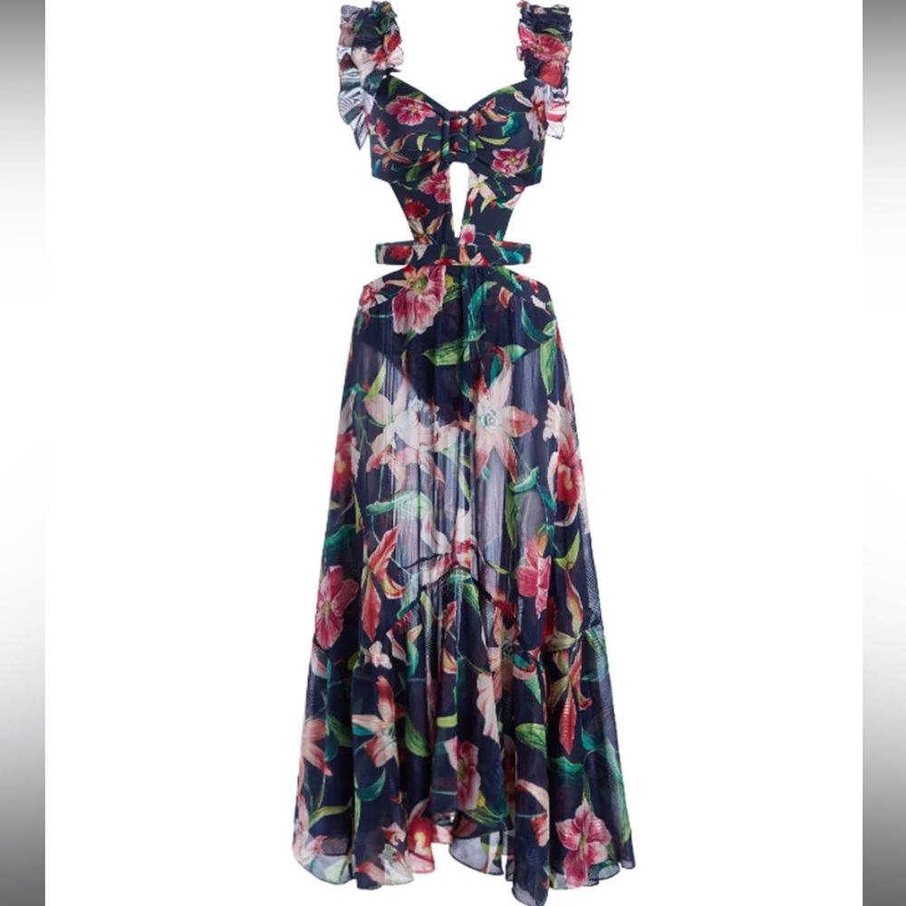 Patbo Midnight Laelia Cutout Beach Dress size XL - Picture 3 of 4